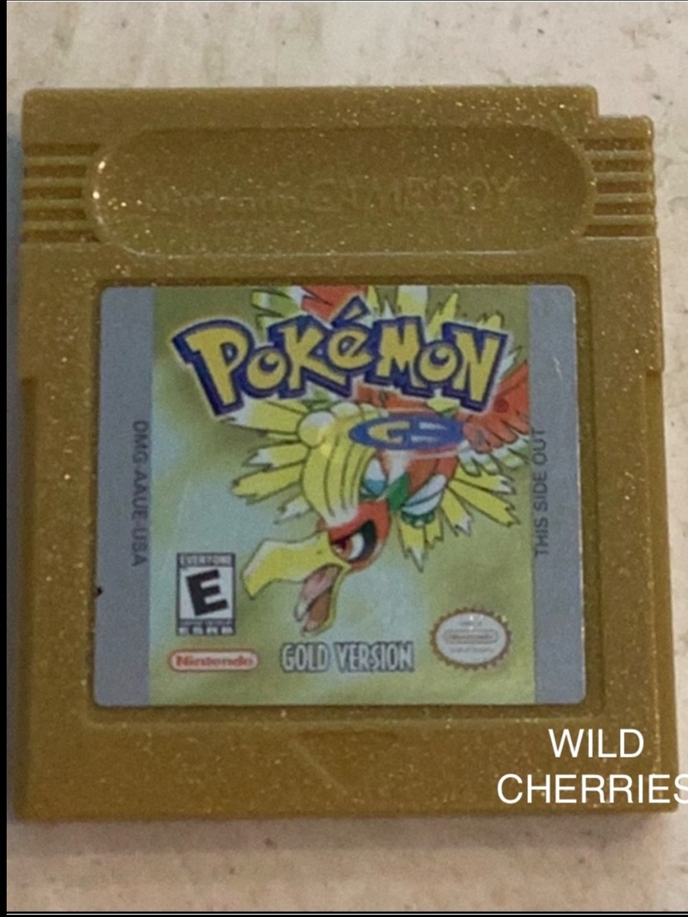 Pokemon Gold Version Nintendo Gameboy Color Game Authentic 2000 Game Boy